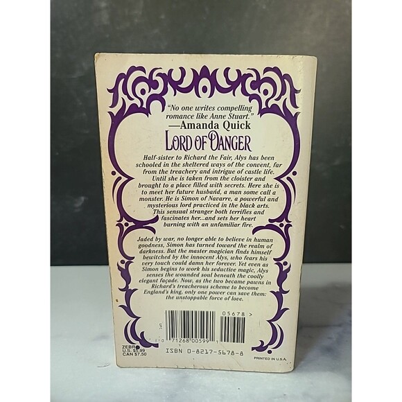 Lord of Danger by Anne Stuart (1997, Mass Market) - Picture 9 of 10